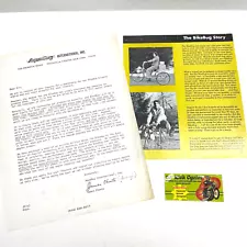 1978 AQUA BUG BIKE BUG DEALER SALES LETTER & ADVERTISING BROCHURE