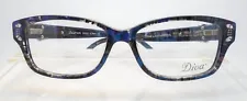 Diva 5439 H45 53-15 Rhinestone Eyeglass Optical Frames Glasses