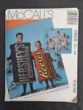 McCalls 4956 Pattern Adult & kid costumes Hershey kiss bar Reeses cup 6-8 uncut