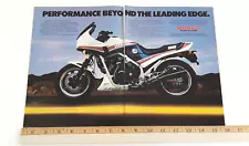 1984 HONDA 1000 INTERCEPTOR ORIGINAL 2 PAGE AD