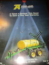 Top-Air Sprayers/Equipment Sales/Specifications Brochures, 5 items, 1988-1994