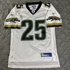 Reebok Jacksonville Jaguars Jersey Mens Medium White Reggie Nelson NFL Football