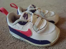 Nike Air Max 90 Crib Shoes Sz 3C Baby Infant Sneaker Hot pink purple Pre-Owned