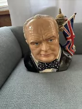 Royal Doulton Toby Jug Mug Sir Winston Churchill D7298