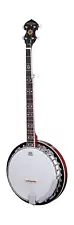 Oscar Schmidt OB5LH LEFT HANDED 5-String Banjo, Cast Tone Ring, Bluegrass Mah...