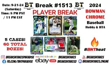 New ListingSANDY KOUFAX 2024 Bowman Chrome 5 CASE (60 BOX) Break #1513