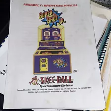 Skee Ball Super Shot Jr. Manual Compete Nice