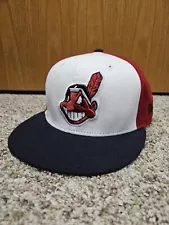 Cleveland Indians New Era 9Fifty Medium-Large Chief Wahoo Snapback Hat