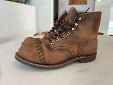 Red Wing Iron Ranger 8085 Copper Rough And Tough 10.5 Vibram Sole EUC