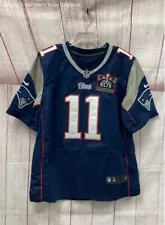 Nike On Field New England Patriots Lee Edelman #11 Super Bowl XLIX NFL Jersey 40