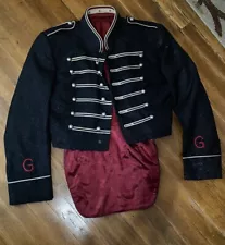 Vintage Ostwald Marching Band Uniform Jacket With Tail