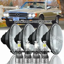 4PCS 5.75" bright LED Headlights Hi-Lo Beam For Mercedes-Benz 380SL 450SL 560SL (For: Mercedes-Benz 380SL)