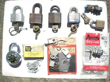 Choose One Padlock, Keyed or Combination, Master or Other Make