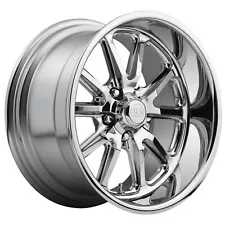 US Mag 1PC U110 Rambler 17x7 5x4.5 Chrome Plated Wheel 17" 1mm Rim