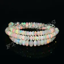 Ethiopian Opal Beads Faceted Beads Wholesale Opal Beads Necklace Jewelry Np-652