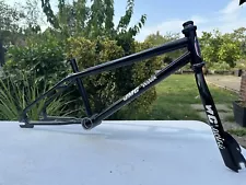 Old School BMX JMC Shadow 1984 Black Original Decals Original Paint Frame Forks