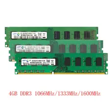 4GB DDR3 1066MHz 1333MHz 1600MHz Computer DIMM PC Desktop Memory For Samsung LOT