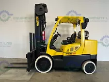 Hyster S 155F Forklift 15000 Lbs w/ Adj. 48" Forks - Side Shift, 220" Max Height