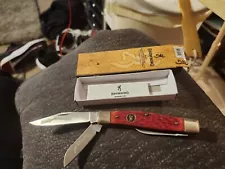 Browning 2 Blades knife red case sog cold steel Vintage please sold for a hundre