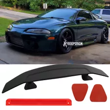 For Mitsubishi Eclipse Coupe Matte Black 46'' Car Rear Trunk Spoiler Tail Wing