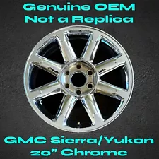 20" Wheel for GMC Sierra / Yukon Denali 2007 - 2014 *MADE IN USA* OEM Rim 6x5.5