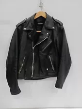 Vintage Harley Davidson Men's Black Leather Jacket Size 42