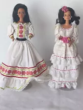 Teresa Barbie Dressed Doll Lot, ‘92 Fantastica & DOTW Puerto Rico ‘96 Gorgeous!