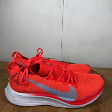 Nike Shoes Mens 9 Vaporfly 4% Flyknit Sneakers Running Orange Road Workout