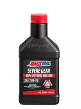 Amsoil Severe Gear Oil 75w90 4 pack / 4 one quart bottles for $60 for all four.