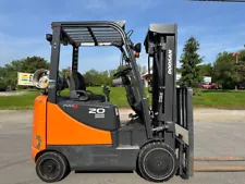 2019 DOOSAN GC20P-5 4000LB CAPACITY FORKLIFT HI LO LIFT TRUCK TRIPLE STAGE MAST