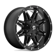 17X9 Fuel 1PC D531 HOSTAGE 5X5.0/135 -12MM MATTE BLACK fits Jeep Wrangler 07-24