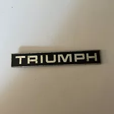 Vtg Triumph Nameplate Car Emblem Spitfire Old Car Part