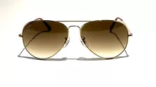 Ray-Ban Aviator RB3025 001/51 Light Brown Gradient Lens with Gold Frame 62mm