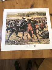 Don Stivers Signed Numbered Civil War Print "Duel On Yew Ridge " 596/1000