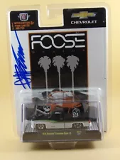 CHIP FOOSE OVERHAULIN, FOOSE DESIGNS SIGNED DIECAST CHEVY CHEYENNE TRUCK coa