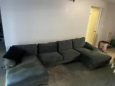 10ft Dark grey Couch