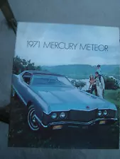 1971 MERCURY METEOR DEALER DEOCHURE