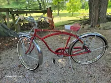 Vintage 1958 Schwinn Corvette 3 speed red bicycle