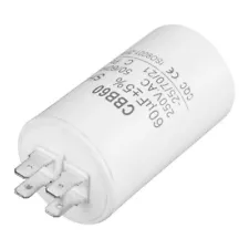 Jadeshay Motor Capacitor CBB60 Round Run Capacitor 250V AC 120uF 50/60Hz for ...