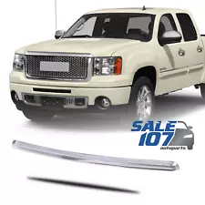 For 2007-2013 GMC Sierra Denali 1500 Front Upper Hood Chrome Trim Molding (For: 2009 GMC Sierra 1500 Hybrid)