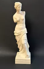 Vtg Venus De Milo Resin Statue Sculpture A Santini Signed Made In Italy 11" Tall