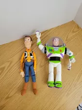 Toy Story Thinkway Toys Woody And Buzz Interactive Talking Figures