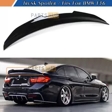 For 14-20 BMW F36 420i 430i 440i Gran Coupe PSM Style Glossy Black Trunk Spoiler (For: 2018 BMW 440i Gran Coupe)