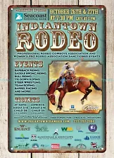 vintage reproductions for sale 2012 Indiantown Rodeo metal tin sign