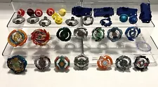 Lot Beyblade Bay Mix Launchers Parts Mix of Metal Plastic Bayblade