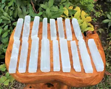 2 lb Bulk Wholesale Lot 5" Selenite Logs Crystal Sticks Wand 2 Pounds 32 oz