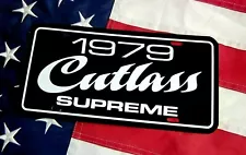 1979 Oldsmobile Cutlass Supreme License plate car tag 79 Olds