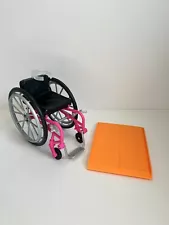 Barbie Fashionista Pink Wheelchair Orange Ramp