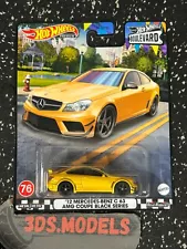 PREMIUM MERCEDES BENZ C 63 AMG COUPE Hot Wheels 1:64