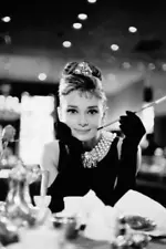 Audrey Hepburn Breakfast at Tiffanys Movie Film Audrey Hepburn Poster 24x36